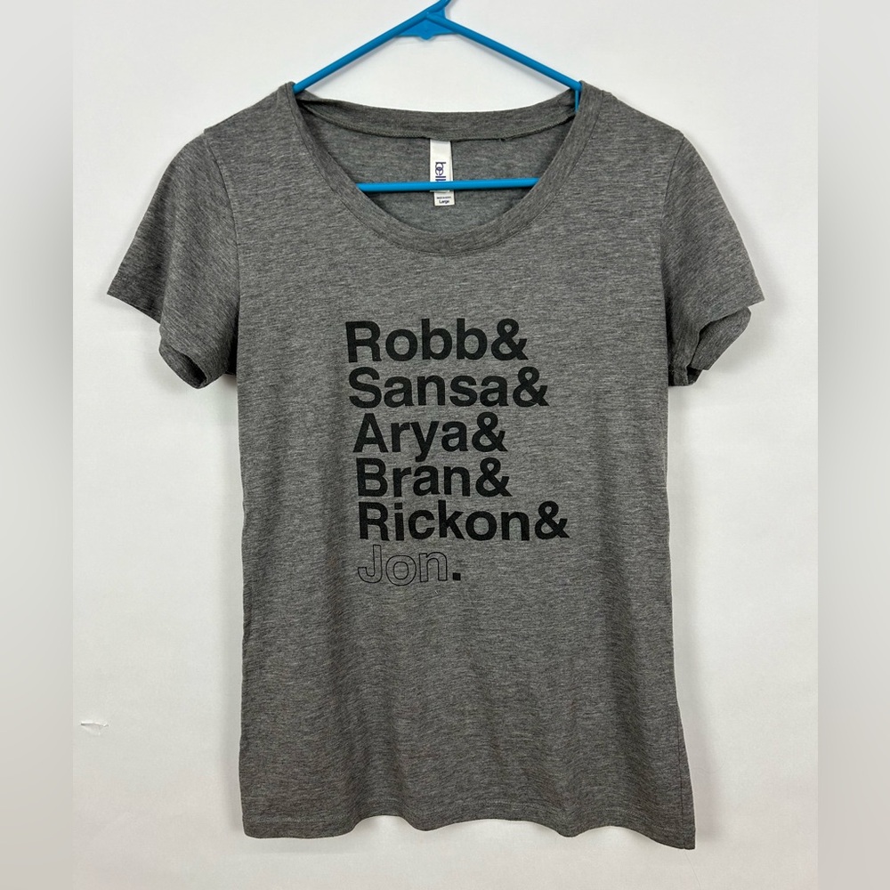 Game of Thrones Starks t-shirt, women’s size L